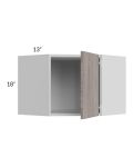 Milan Hazel 24x18 Diagonal Corner Wall Cabinet