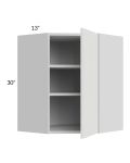 Milan Cream 24x30 Diagonal Corner Wall Cabinet