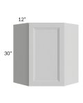 Salem Light Grey 24x30 Diagonal Corner Wall Cabinet