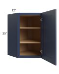 Bayville Blue 24x30 Diagonal Corner Wall Cabinet