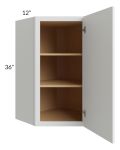 Township White 24x36 Diagonal Corner Wall Cabinet