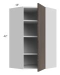Milan Cafe 24x42 Diagonal Corner Wall Cabinet