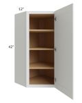 Alpine White Shaker 24x42 Wall Diagonal Corner Cabinet 