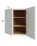 Tuscan Cloud 27x30 Diagonal Corner Wall Cabinet