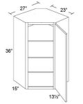 27x36 Diagonal Corner Wall Cabinet