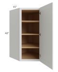27x42 Diagonal Corner Wall Cabinet