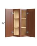Phoenix Caramel Glaze 12x30 Wall End Cabinet