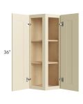 Casselton Ivory 12x36 Wall End Cabinet
