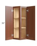 Phoenix Caramel Glaze 12x36 Wall End Cabinet