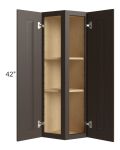 Southport Espresso Shaker 12x42 Wall End Cabinet