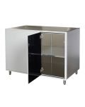 Legacy Outdoor White 48" Base Corner Cabinet (Left Hinge)
