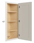 Asheville Cloud Shaker 12x42 Wall End Angle Cabinet