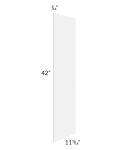 Stratton White Shaker 12x42 Wall End Panel