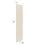 Stratton Khaki Shaker 12x42 Wall End Panel - Out of stock through mid April
