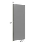 Milan Grey Gloss 14x36 Wall End Panel