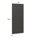 Euro Cafe Wall Overlay Panel - 15"W x 35-1/4"H x 3/4"D