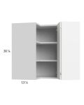 Euro Gloss White 24x30-1/4 Wall Easy Reach Cabinet
