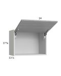 Euro Grey 24x17-5/8 Flip Up Door Wall Cabinet
