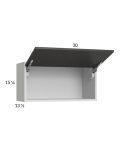 Euro Cafe 30x15-1/8 Flip Up Door Wall Cabinet
