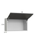 Euro Cafe 30x17-5/8 Flip Up Door Wall Cabinet