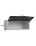 Euro Cafe 36x15-1/8x24 Flip Up Door Wall Cabinet