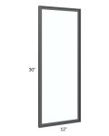 Venetian White Matte 12x30 Glass Door Only