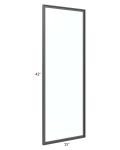 Venetian White Matte 15x42 Glass Door Only