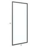 Venetian White Gloss 18x42 Glass Door Only