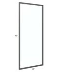Venetian White Matte 18x42 Glass Door Only