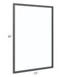 Venetian White Matte 21x30 Glass Door Only