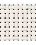 White & Black Basket Weave Tile