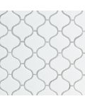 White Glossy Arabesque Tile