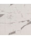 White Vena 2" x 2" Mosaic Ceramic Tile