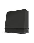 Black Wilmington Smooth Angled Hood with Classic Molding