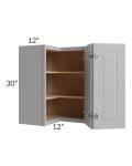 Charlotte Grey 24x30 Easy Reach Corner Wall Cabinet