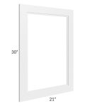 Charlotte White 21x30 Glass Door Only