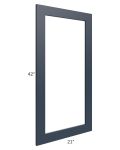 Southport Blue Shaker 21x42 Glass Door Only