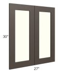 Southport Espresso Shaker 27x30 Glass Doors Only