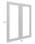 Charlotte Grey 33x42 Glass Doors Only