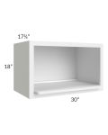 Southport White Shaker 30x18 Microwave Wall Cabinet