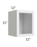 Bayville White 12x15 Wall Open Cabinet