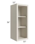 Asheville Cloud Shaker 15x36 Wall Open Cabinet