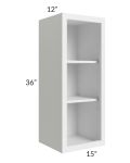 Bayville White 15x36 Wall Open Cabinet