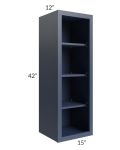 Bayville Blue 15x42 Wall Open Cabinet
