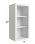Township White 18x36 Wall Open Cabinet