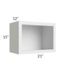 Township White 21x15 Wall Open Cabinet