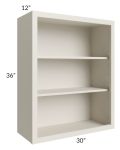 Asheville Cloud Shaker 30x36 Wall Open Cabinet
