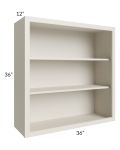 Asheville Cloud Shaker 36x36 Wall Open Cabinet