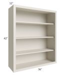 Asheville Cloud Shaker 36x42 Wall Open Cabinet