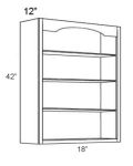 18x42 Wall Open Shelf Cabinet